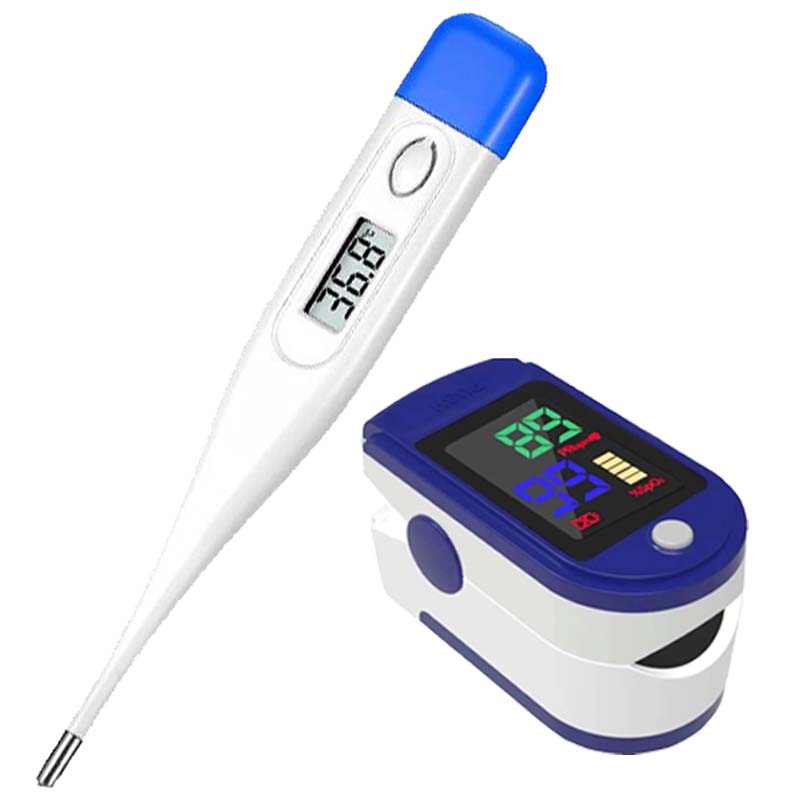 Pulse Oximeter - เครื่องวัดอุณหภูมิแบบดิจิตอล การวัดอุณหภูมิใต้วงแขนแบบแม่นยำ การแจ้งเตือนอาการไข้ เครื่องวัดอุณหภูมิ เครื่องวัดอุณหภูมิเด็ก เครื่องวัดออกซิเจนในเลือดแบบปลายนิ้ว