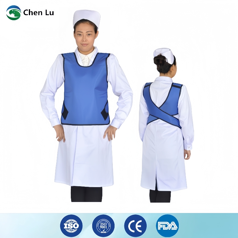 Medical Lab Coat - เสื้อกั๊กป้องกันรังสีไอออนิกแบบขายตรง 0.35/0.5mmpb ผลิตจากตะกั่ว ป้องกันรังสีแกมมาและรังสีเอกซ์