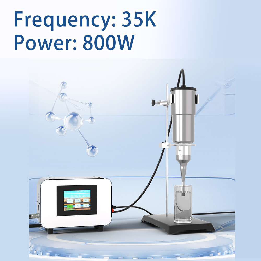 Ultrasonic Cleaner Lab - เครื่องผสมอัลตราโซนิก 35 กิโลเฮิรตซ์ สำหรับห้องปฏิบัติการ พร้อมแท่งไทเทเนียมอัลลอยด์สำหรับสกัด แยกสาร