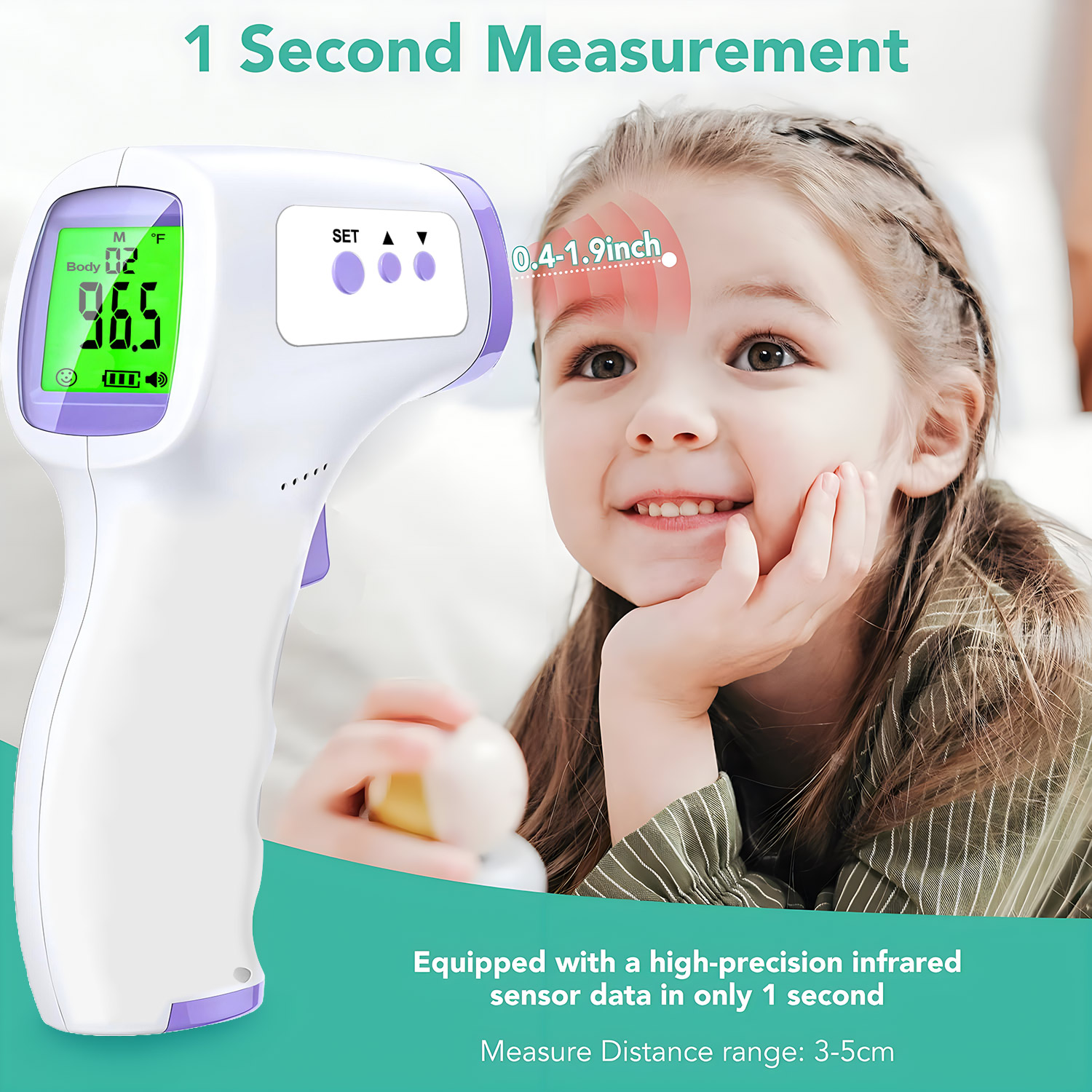 เครื่องวัดอุณหภูมิหน้าผากแบบดิ - Pulse Oximeter บทวิจารณ์และราคา