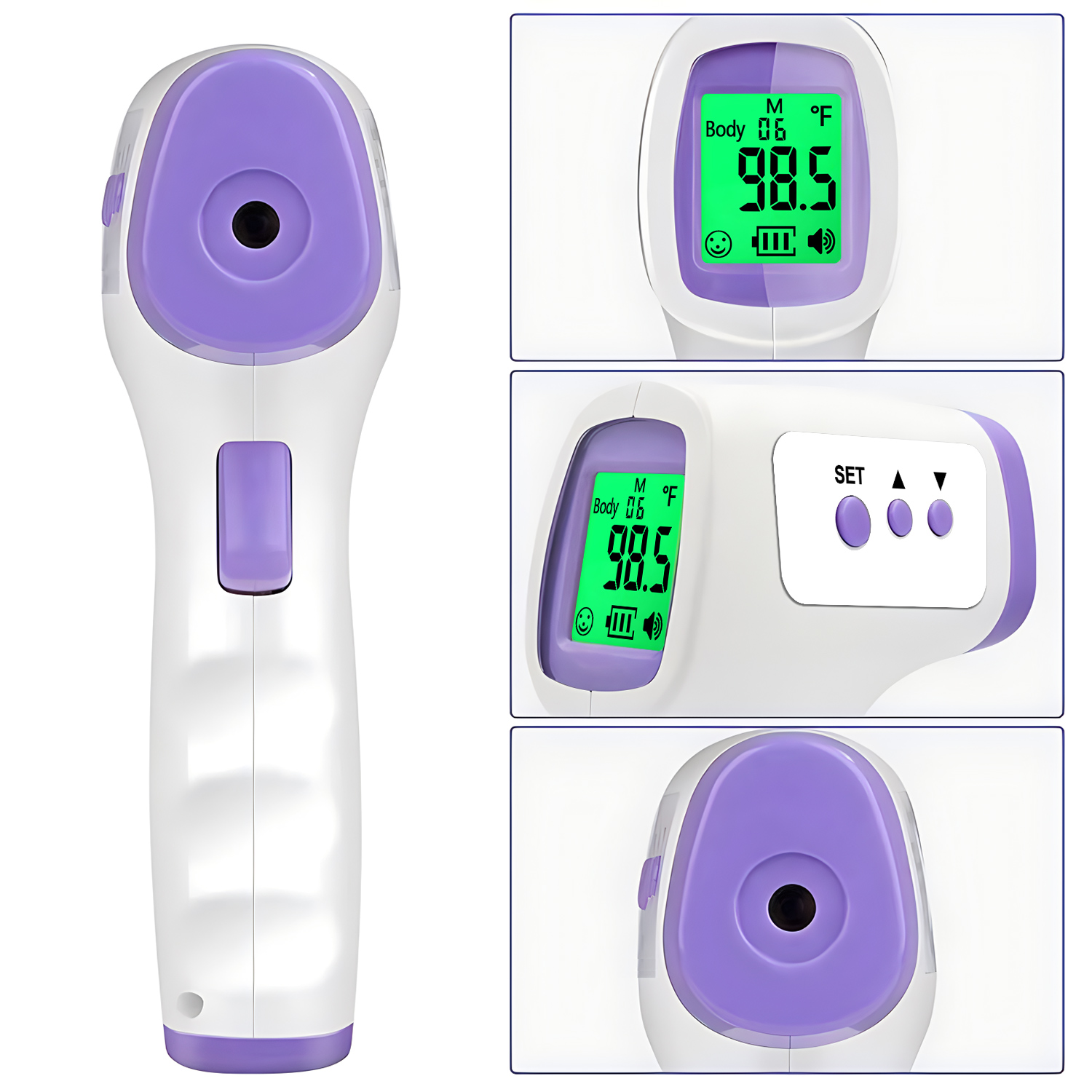 เครื่องวัดอุณหภูมิหน้าผากแบบดิ - Pulse Oximeter บทวิจารณ์และราคา