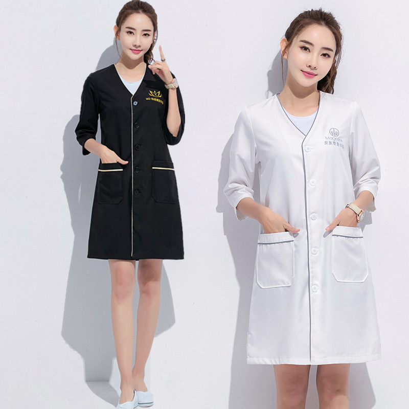 เสื้อผ้าทำงานดูแลผิว ชุดทำงานส - Medical Lab Management บทวิจารณ์และราคา