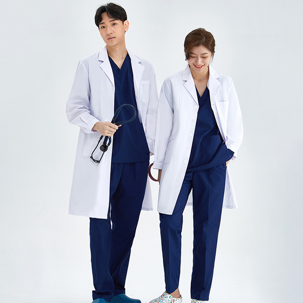 Unisex เสื้อสีขาว Lab Coat แพท - Medical Lab Coat บทวิจารณ์และราคา